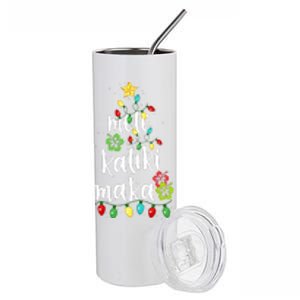 Mele kalikimaka Christmas Hawaiian Xmas Stainless Steel Tumbler