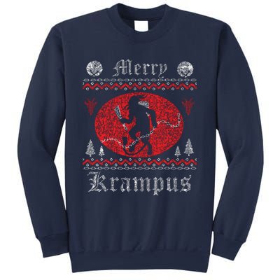 Merry Krampus Christmas Xmas Horror Ugly Sweater Evil Pajama Sweatshirt