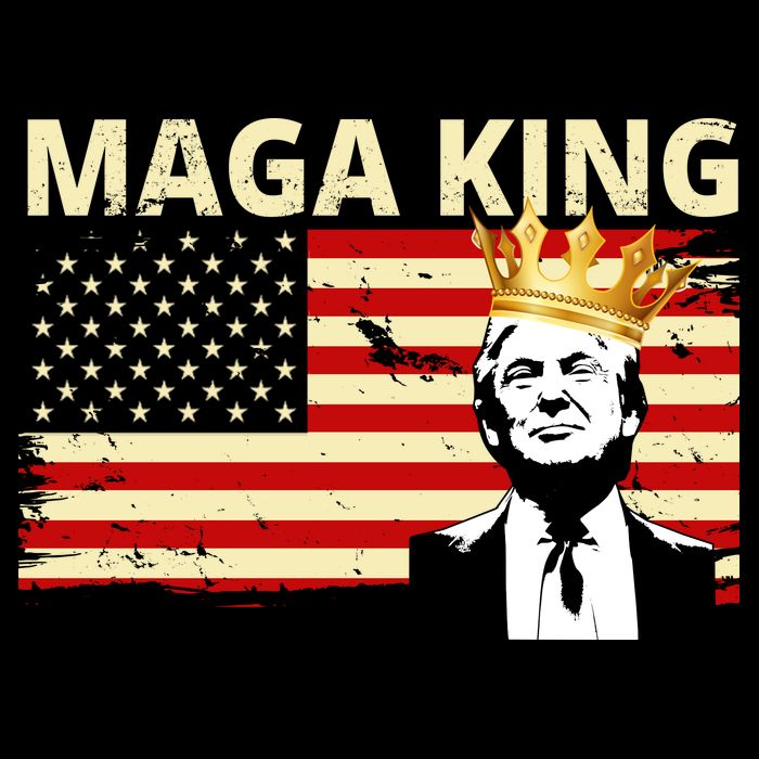 MAGA King Donald Trump Usa Flag Visor