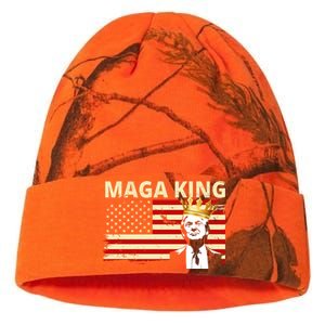 MAGA King Donald Trump Usa Flag Kati Licensed 12" Camo Beanie