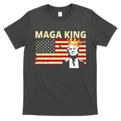 MAGA King Donald Trump Usa Flag T-Shirt
