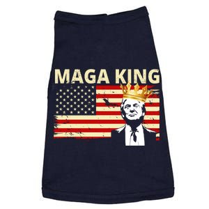 MAGA King Donald Trump Usa Flag Doggie Tank