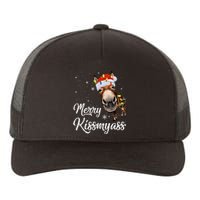 Merry Kissmyass Donkey Sarcastic Xmas Funny Pajama Christmas Yupoong Adult 5-Panel Trucker Hat