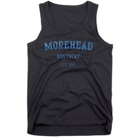 Morehead Kentucky Distressed Text Sport Style Tank Top