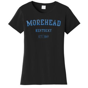 Morehead Kentucky Distressed Text Sport Style Women's T-Shirt