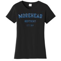 Morehead Kentucky Distressed Text Sport Style Women's T-Shirt