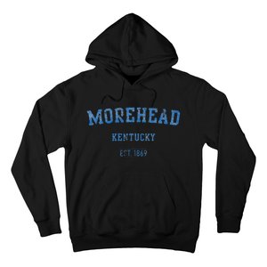 Morehead Kentucky Distressed Text Sport Style Hoodie