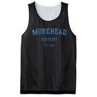 Morehead Kentucky Distressed Text Sport Style Mesh Reversible Basketball Jersey Tank