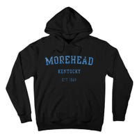 Morehead Kentucky Distressed Text Sport Style Tall Hoodie