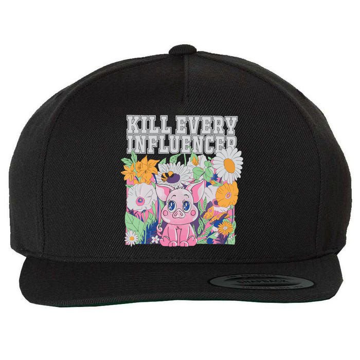 Meatcanyon Kill Every Iuencers Wool Snapback Cap