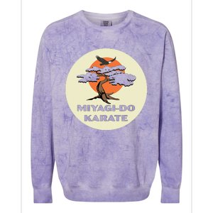 Miyagido Karate Eagle Fang Bonsai Tree Dojo Logo Colorblast Crewneck Sweatshirt