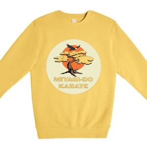 Miyagido Karate Eagle Fang Bonsai Tree Dojo Logo Premium Crewneck Sweatshirt