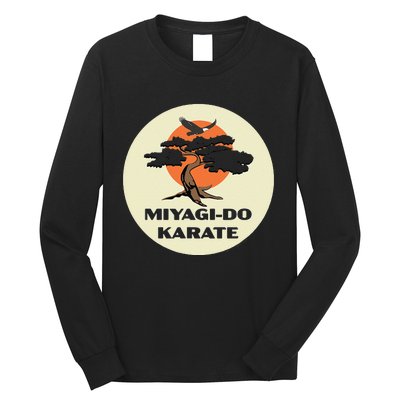 Miyagido Karate Eagle Fang Bonsai Tree Dojo Logo Long Sleeve Shirt