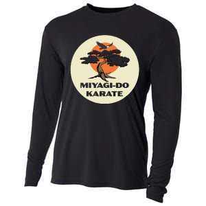 Miyagido Karate Eagle Fang Bonsai Tree Dojo Logo Cooling Performance Long Sleeve Crew