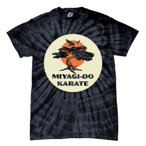 Miyagido Karate Eagle Fang Bonsai Tree Dojo Logo Tie-Dye T-Shirt