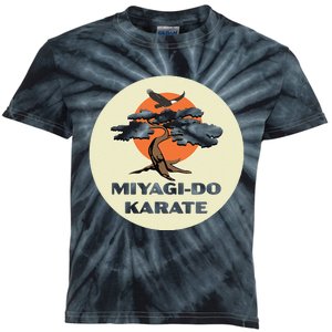 Miyagido Karate Eagle Fang Bonsai Tree Dojo Logo Kids Tie-Dye T-Shirt