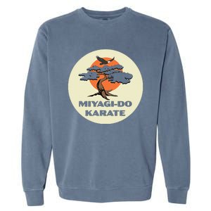 Miyagido Karate Eagle Fang Bonsai Tree Dojo Logo Garment-Dyed Sweatshirt