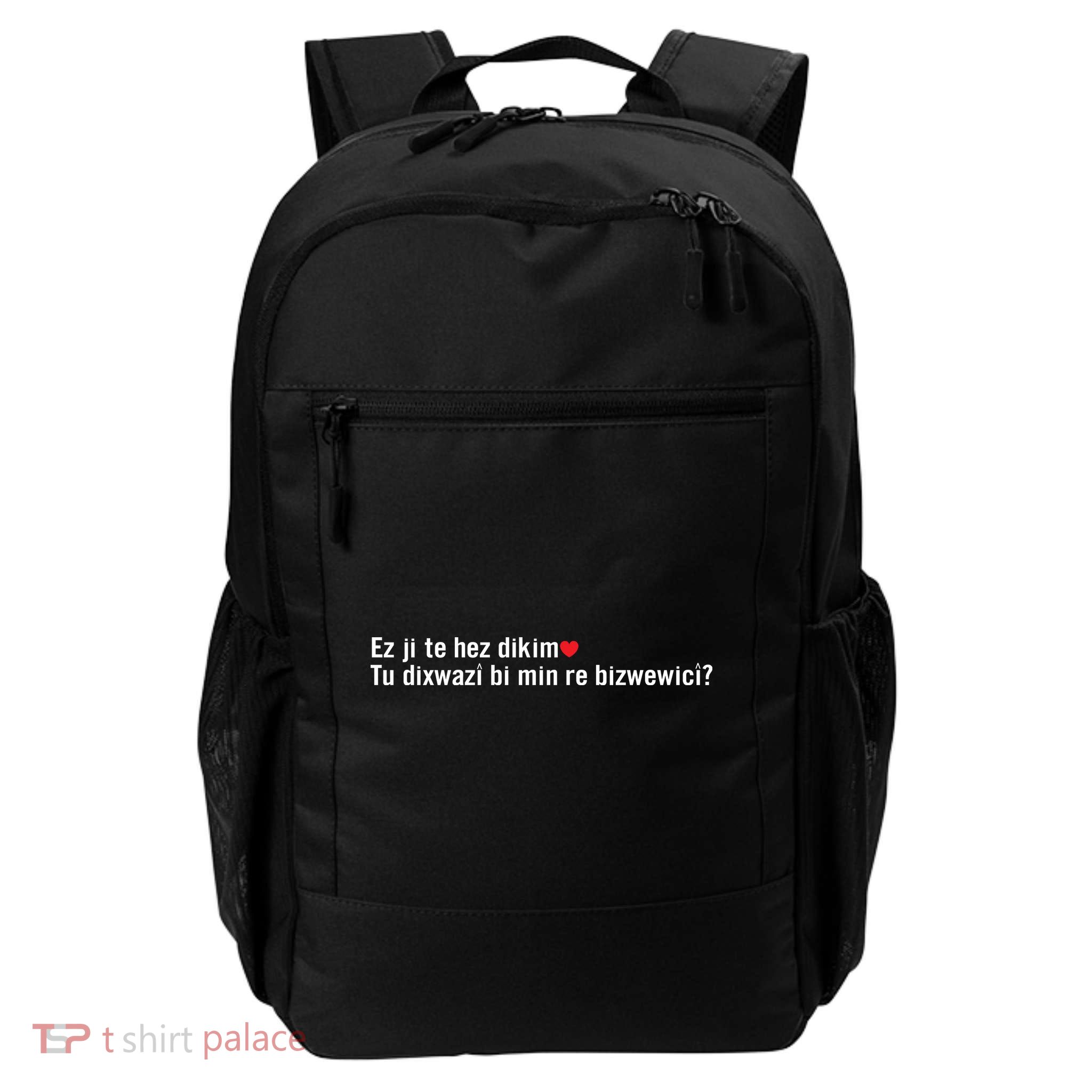 Max Kruse Ez Ji Te Hez Dikim Tu Dixwazî Bi Min Re Bizwewicî Backpack
