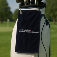 Max Kruse Ez Ji Te Hez Dikim Tu Dixwazî Bi Min Re Bizwewicî Golf Towel