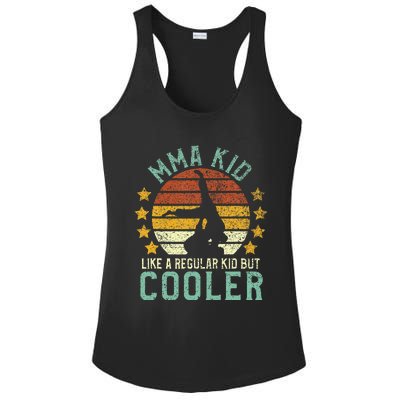 MMA Kids Funny Young Mixed Martial Arts Player Gift Ladies PosiCharge Competitor Racerback Tank