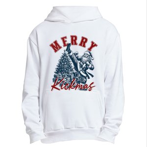 Merry Kickmas Funny Martial Arts Christmas Santa Claus Tank Top Urban Pullover Hoodie