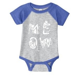 Meow Kitty Funny Cats Mom And Cat Dad Funny Cat Love Infant Baby Jersey Bodysuit