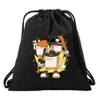 Mafia Keyboard Funny Drawstring Bag