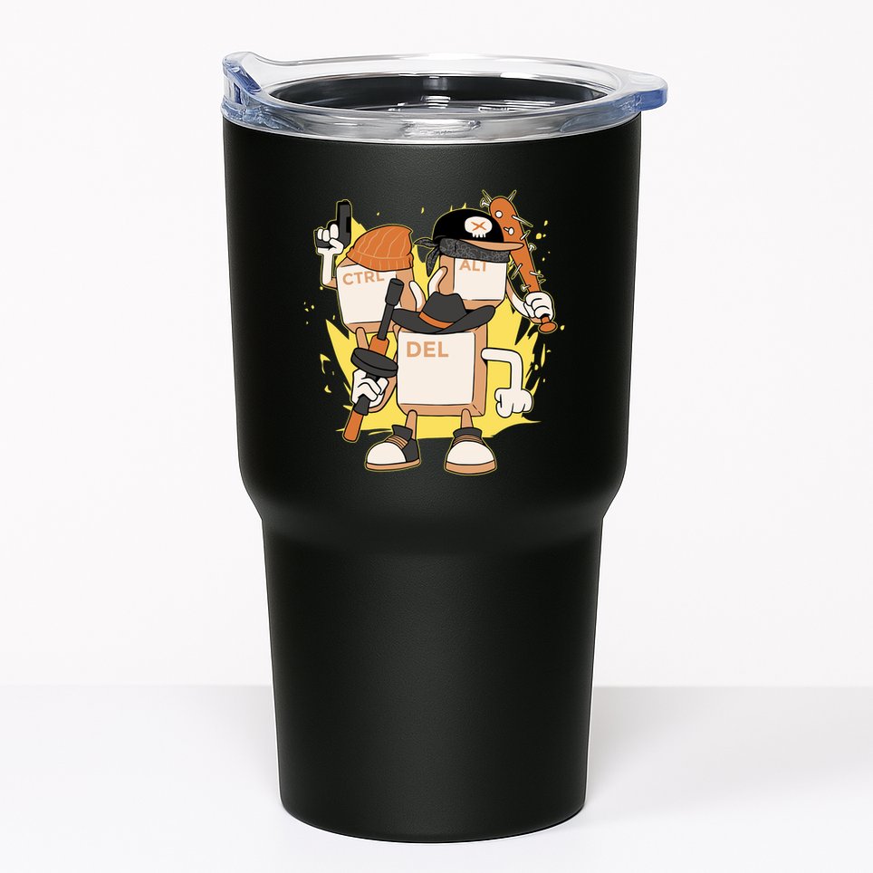Mafia Keyboard Funny Tumbler