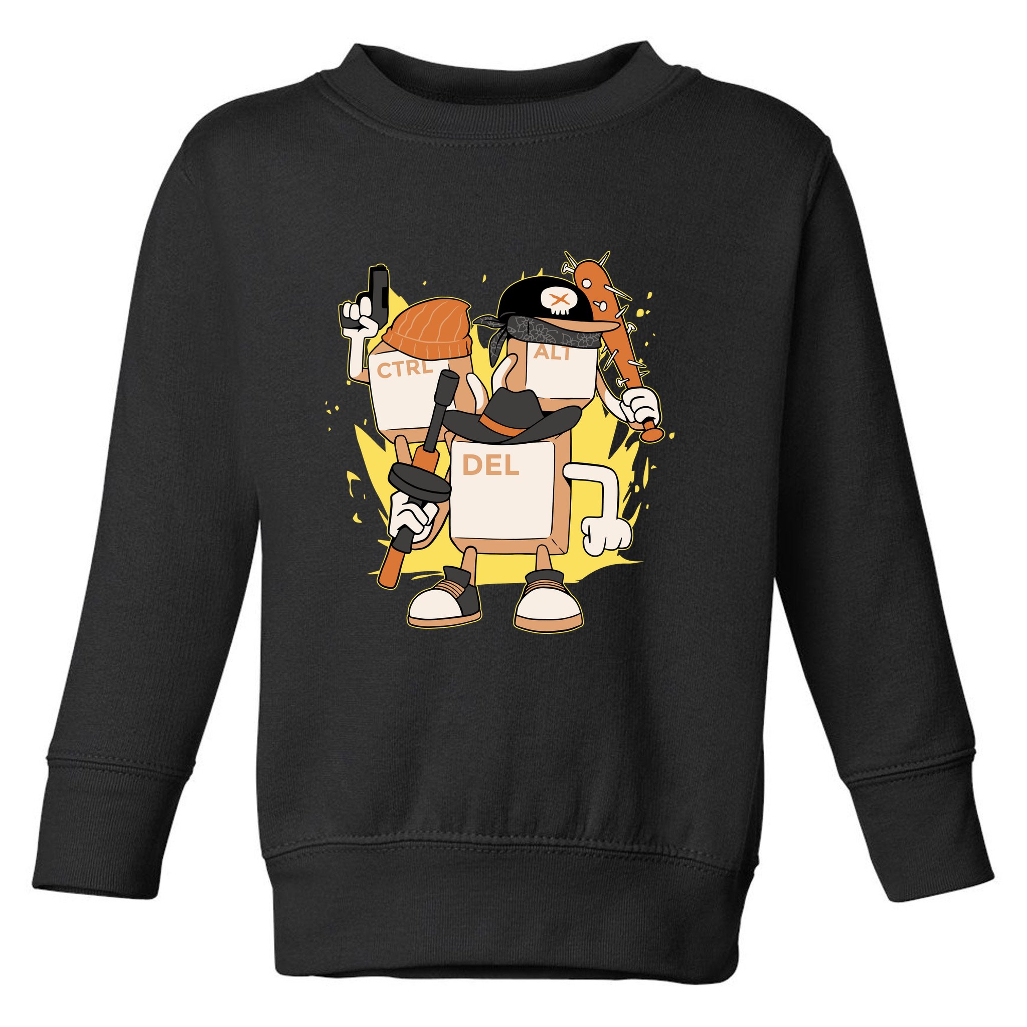 Mafia Keyboard Funny Toddler Sweatshirt