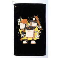 Mafia Keyboard Funny Golf Towel