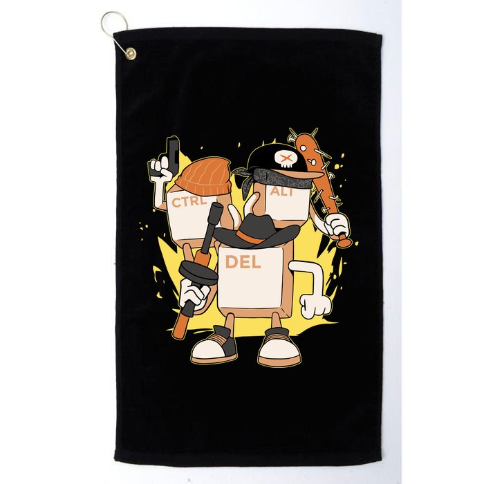 Mafia Keyboard Funny Golf Towel