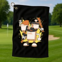 Mafia Keyboard Funny Golf Towel