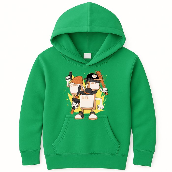 Mafia Keyboard Funny Kids Hoodie