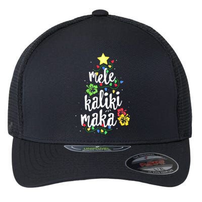 Mele Kalikimaka For Women Hawaiian Hawaii Christmas Flexfit Unipanel Trucker Cap