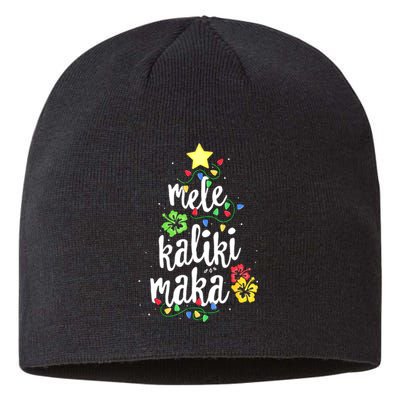 Mele Kalikimaka For Women Hawaiian Hawaii Christmas Sustainable Beanie