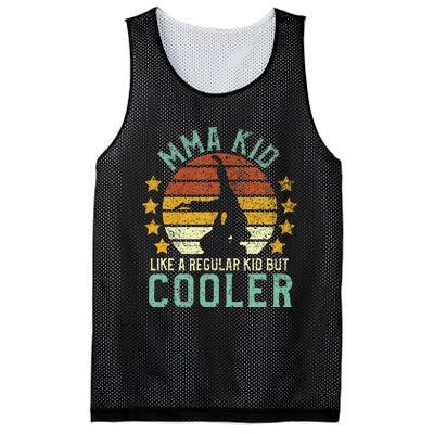 MMA Kids Funny Young Mixed Martial Arts Player Gift Mesh Reversible Basketball Jersey Tank