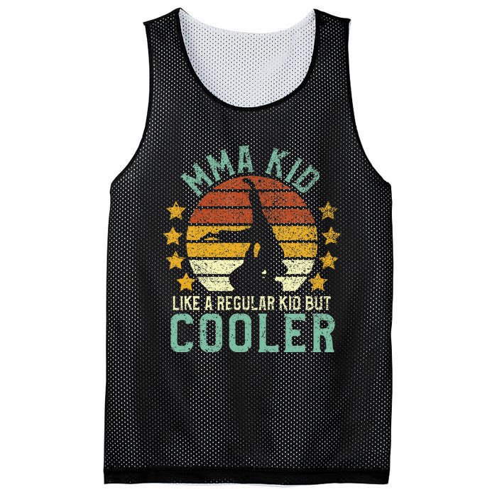 MMA Kids Funny Young Mixed Martial Arts Player Gift Mesh Reversible Basketball Jersey Tank