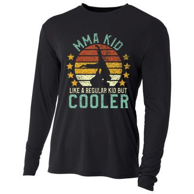 MMA Kids Funny Young Mixed Martial Arts Player Gift Cooling Performance Long Sleeve Crew