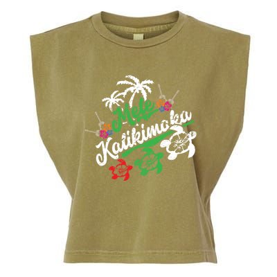 Mele Kalikimaka Fun Merry Christmas Garment-Dyed Women's Muscle Tee