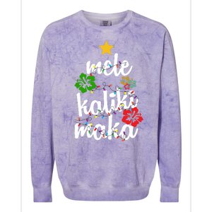 Mele Kalikimaka Festive Holiday Colorblast Crewneck Sweatshirt