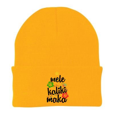 Mele Kalikimaka Festive Holiday Knit Cap Winter Beanie