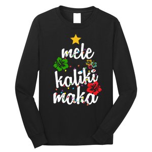 Mele Kalikimaka Festive Holiday Long Sleeve Shirt