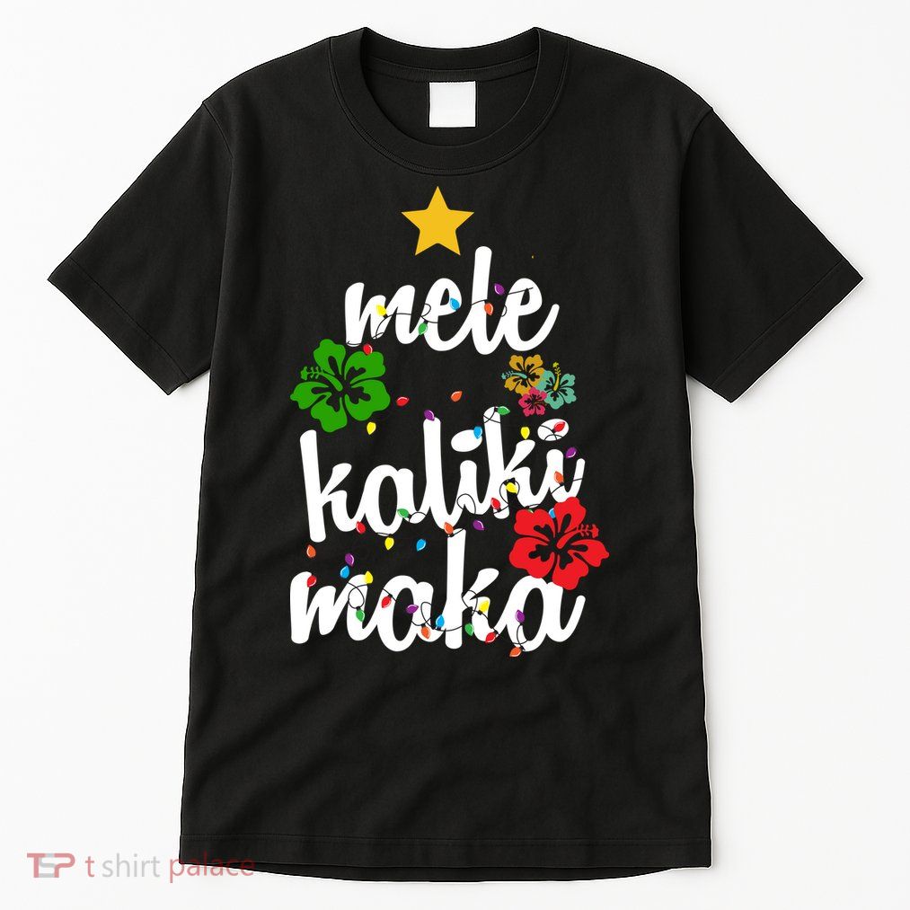 Mele Kalikimaka Festive Holiday Tall T-Shirt