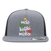 Mele Kalikimaka Festive Holiday Flat Bill Trucker Hat