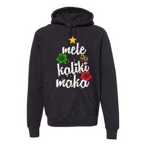 Mele Kalikimaka Festive Holiday Premium Hoodie