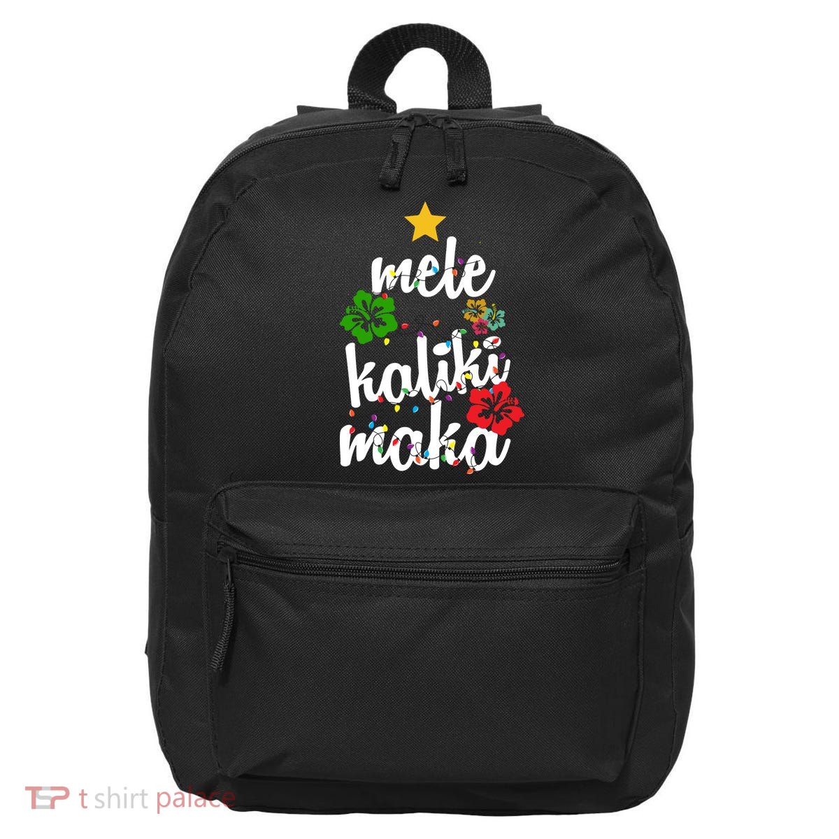Mele Kalikimaka Festive Holiday 16 in Basic Backpack