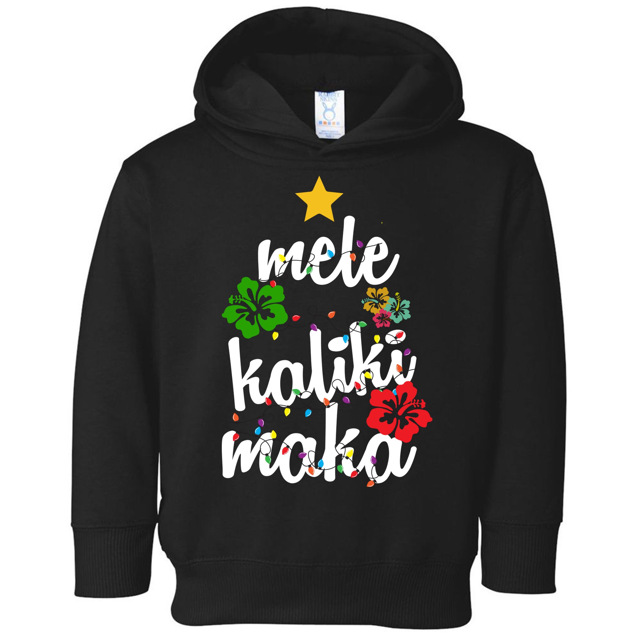 Mele Kalikimaka Festive Holiday Toddler Hoodie