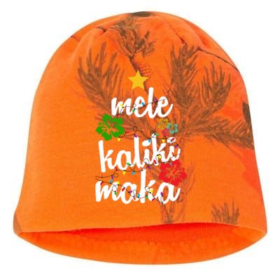 Mele Kalikimaka Festive Holiday Kati - Camo Knit Beanie