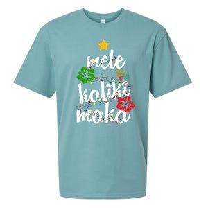 Mele Kalikimaka Festive Holiday Sueded Cloud Jersey T-Shirt