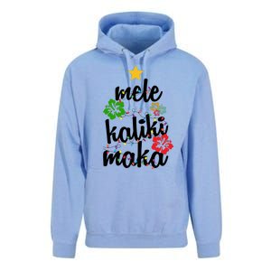 Mele Kalikimaka Festive Holiday Unisex Surf Hoodie